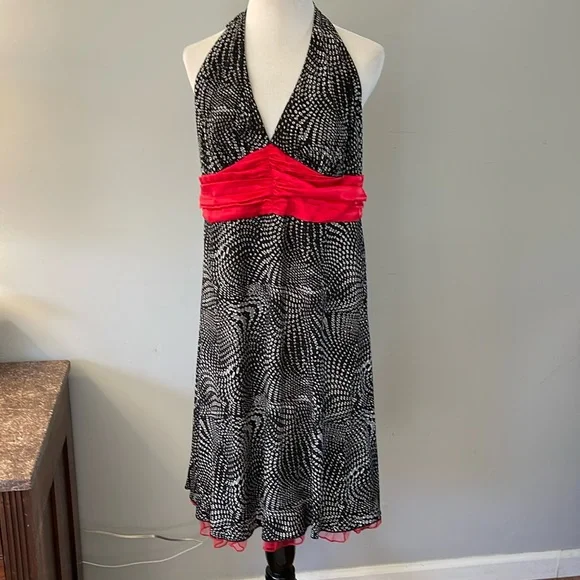 halter mini summer dress Izzy Halter Mini Dress – Adeline main image 1